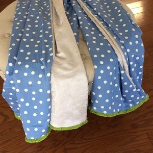 Decorative Custom Bed or Sofa Throw, 49” w x 90” l